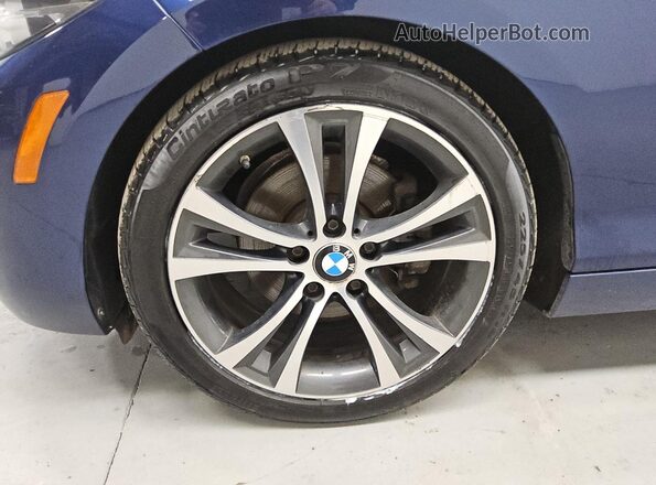 WBA2J3C52JVD48904 2018 BMW 2 SERIES Blue Vista de la etiqueta del VIN