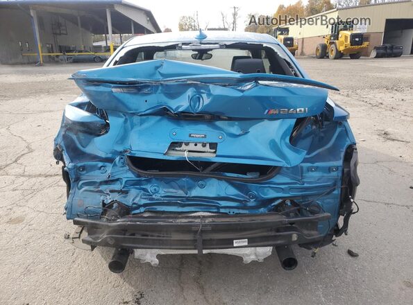 WBA2J5C02M7J45646 2021 BMW M2 Blue უკანა ხედი