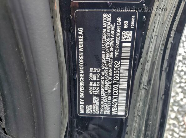WBA2K1C0XL7G05062 2020 BMW 2 SERIES Black Widok komory silnika