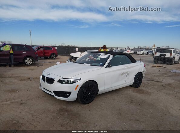 WBA2K1C54KVD41861 2019 BMW 2 SERIES White Առջևի ձախ երեք քառորդ տեսարան