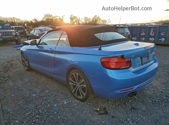 WBA2K1C5XJVD41054 2018 BMW 2 SERIES Blue Rear left