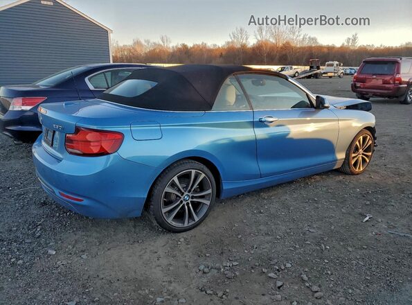 WBA2K1C5XJVD41054 2018 BMW 2 SERIES Blue Rear right