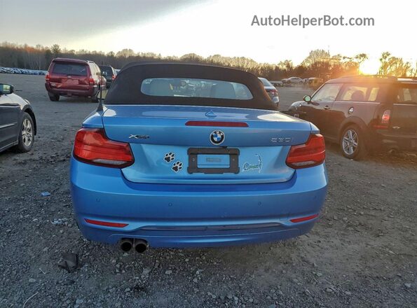 WBA2K1C5XJVD41054 2018 BMW 2 SERIES Blue Rear view