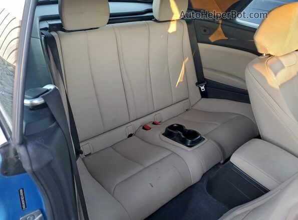 WBA2K1C5XJVD41054 2018 BMW 2 SERIES Blue Rear seats view