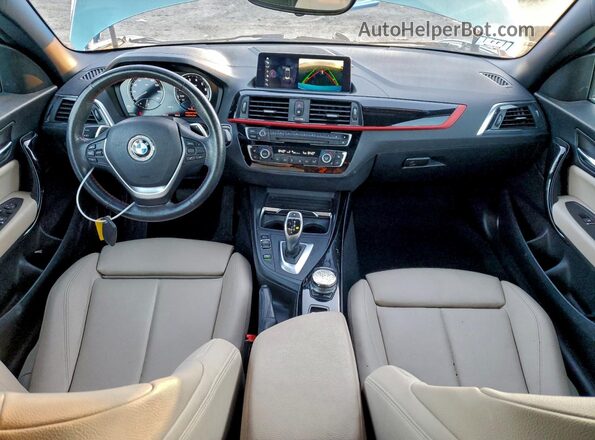 WBA2K1C5XJVD41054 2018 BMW 2 SERIES Blue Dashboard view