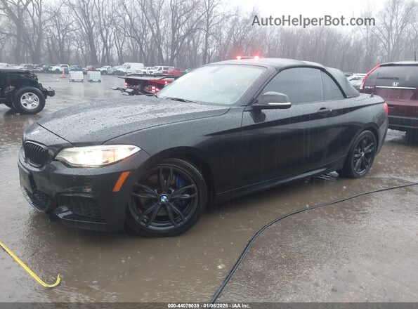 WBA2L1C59HV666167 2017 BMW M2 Black Առջևի ձախ երեք քառորդ տեսարան