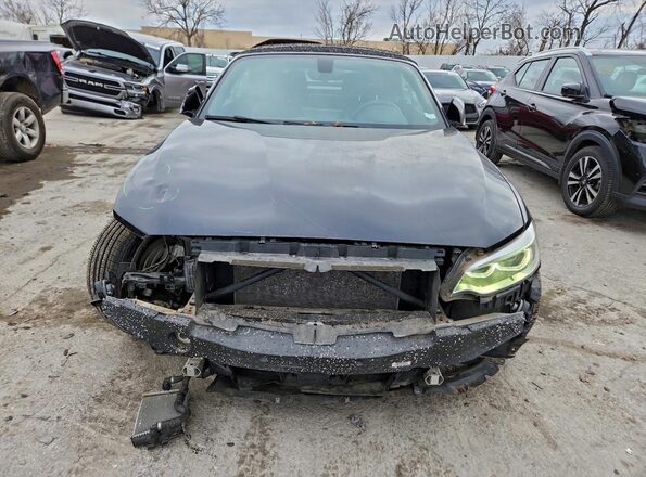 WBA2L3C31HV667825 2017 BMW M2 Black Front view