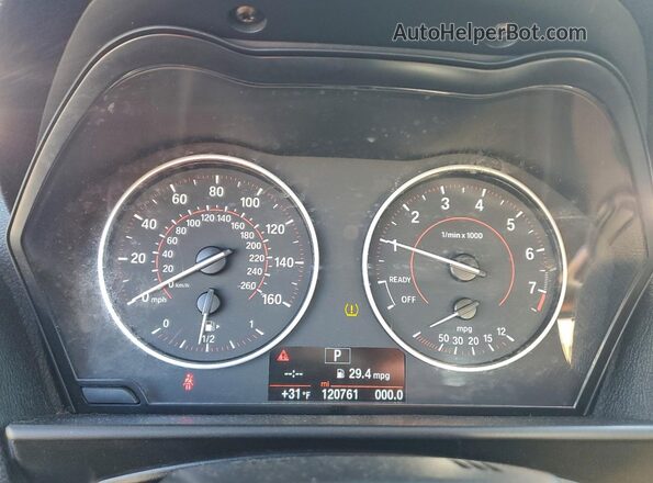 WBA2M9C35HV717660 2017 BMW 2 SERIES Blue Սարքավորումների վահանակի տեսք