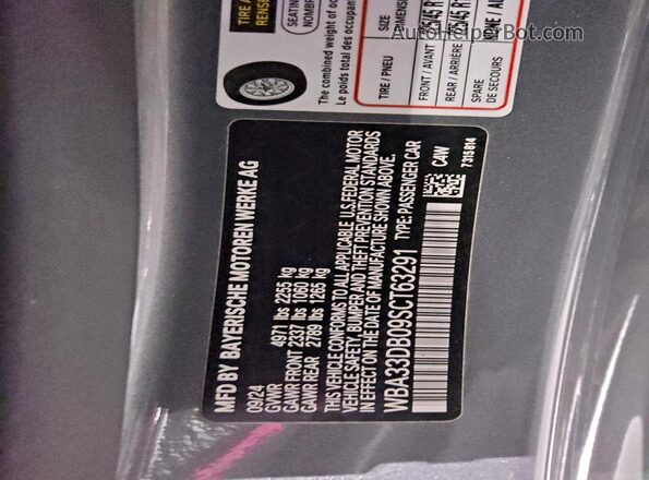 WBA33DB09SCT63291 2025 BMW 4 SERIES Silver Widok komory silnika