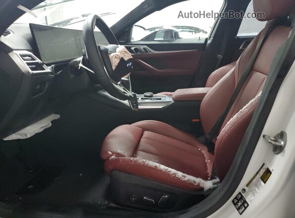 WBA33FB07SFV37496 2025 BMW 4 SERIES White Widok naklejki z numerem VIN