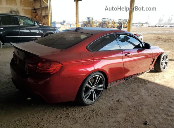 WBA3R5C51GK373650 2016 BMW 4 SERIES Red Rear right