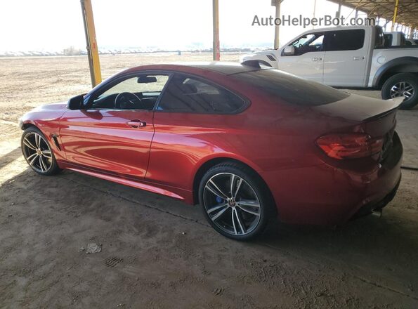 WBA3R5C51GK373650 2016 BMW 4 SERIES Red Rear left