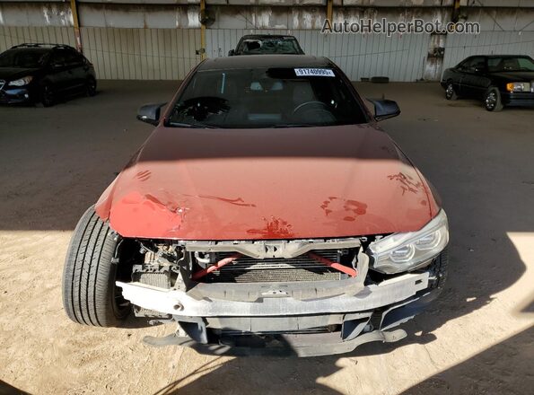 WBA3R5C51GK373650 2016 BMW 4 SERIES Red Front view