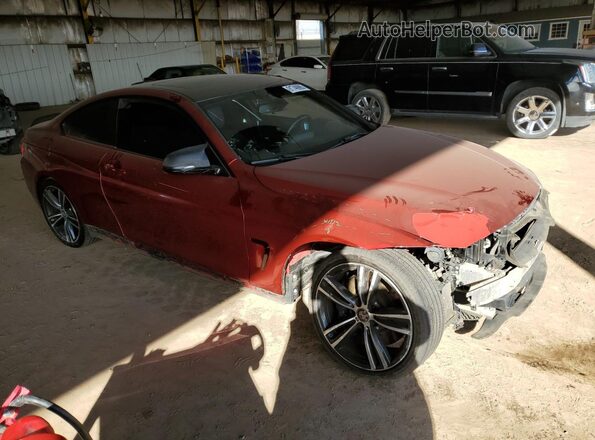 WBA3R5C51GK373650 2016 BMW 4 SERIES Red Front right