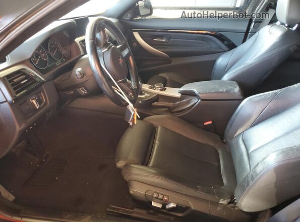 WBA3R5C51GK373650 2016 BMW 4 SERIES Red Front interior view