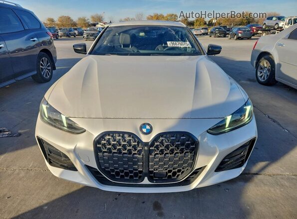 WBA43DA09SCT89458 2025 BMW 4 SERIES White წინა ხედი