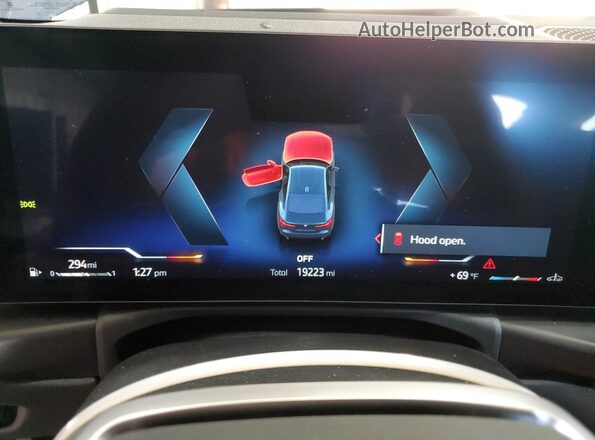 WBA43DA09SCU06565 2025 BMW 4 SERIES Gray ხელსაწყოთა პანელის ხედი