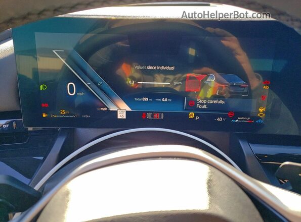 WBA43FJ08SCU24339 2025 BMW 5 SERIES Black ხელსაწყოთა პანელის ხედი