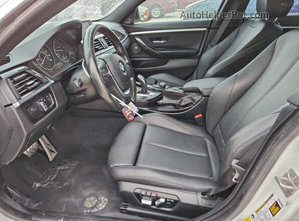 WBA4E3C52HG186748 2017 BMW 4 SERIES White Widok wnętrza z przodu