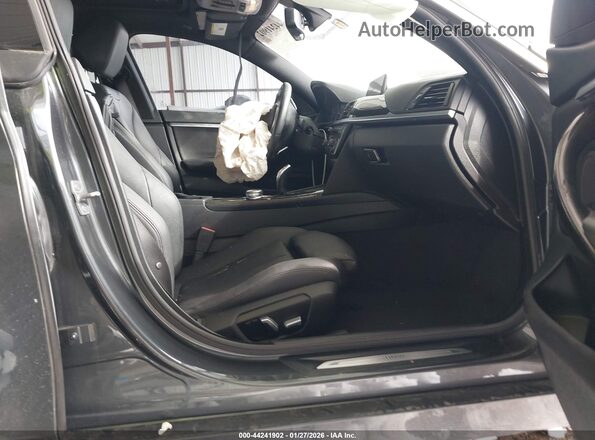 WBA4F7C59HG786008 2017 BMW 4 SERIES Black Widok wnętrza z przodu