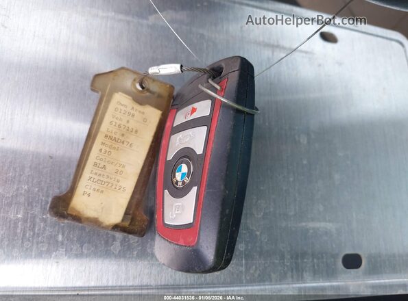 WBA4J1C0XLCD72125 2020 BMW 4 SERIES Black წინა პანელის ხედი