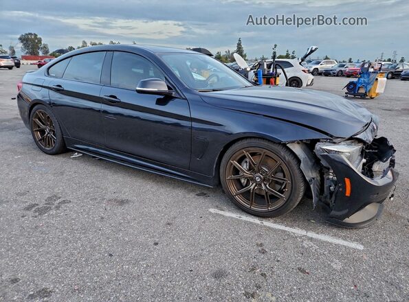 WBA4J5C57JBF07258 2018 BMW 4 SERIES Черный Передняя правая четверть