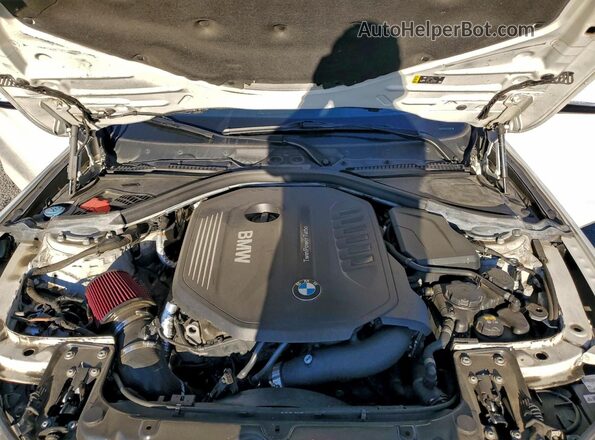WBA4P1C50HK522277 2017 BMW 4 SERIES White Widok wnętrza z tyłu