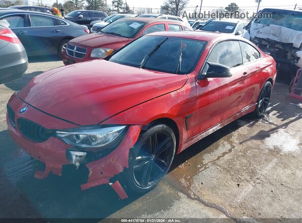 WBA4P3C59HK528445 2017 BMW 7 SERIES Red Przód lewy