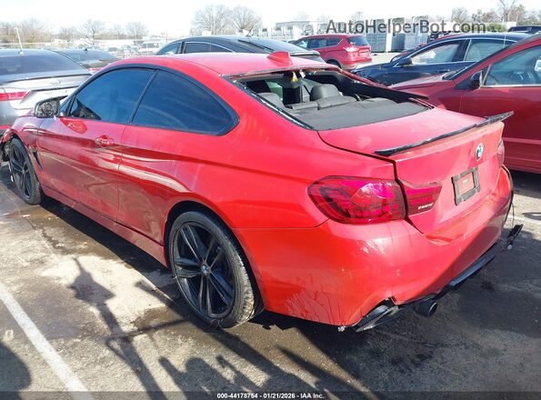 WBA4P3C59HK528445 2017 BMW 7 SERIES Red Tył lewy