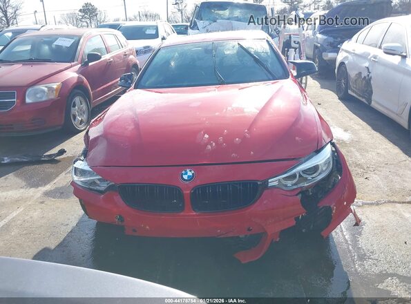 WBA4P3C59HK528445 2017 BMW 7 SERIES Red Widok zestawu wskaźników