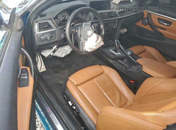 WBA4W9C08LFJ11233 2020 BMW 4 SERIES Turquoise Dashboard view