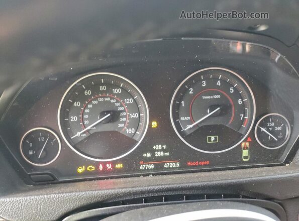 WBA4W9C08LFJ11233 2020 BMW 4 SERIES Turquoise Instrument cluster view