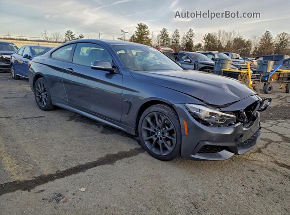 WBA4W9C09LFJ86670 2020 BMW 4 SERIES Gray Front right