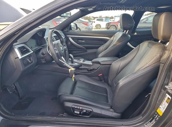 WBA4W9C09LFJ86670 2020 BMW 4 SERIES Gray Front interior view