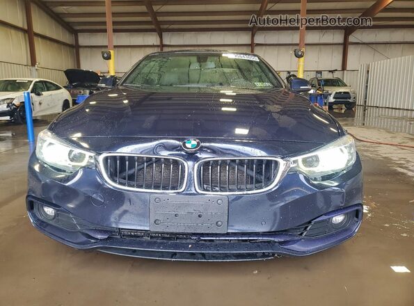 WBA4Z3C55JEC47874 2018 BMW 4 SERIES Blue Vista frontal