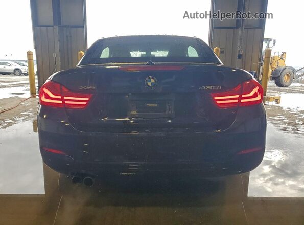 WBA4Z3C55JEC47874 2018 BMW 4 SERIES Blue Vista trasera