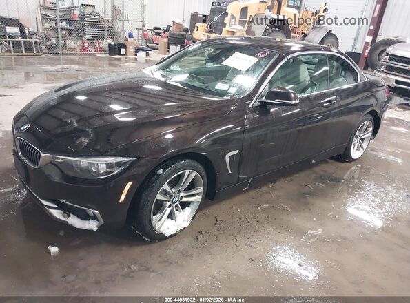 WBA4Z3C56KEN89543 2019 BMW 4 SERIES Бордовый Передняя левая четверть