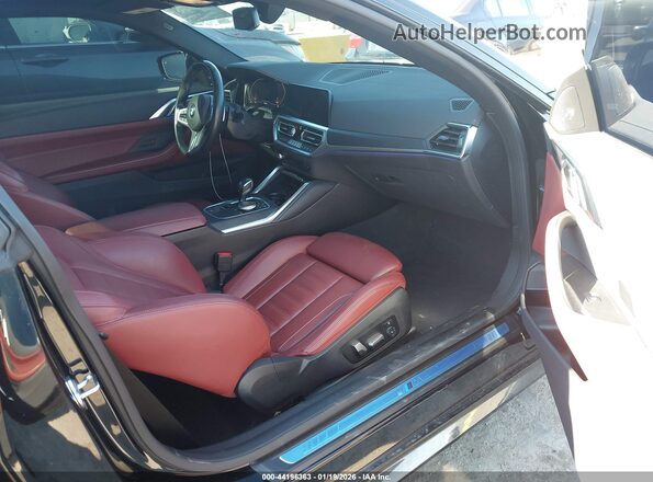 WBA53AP00MCG06735 2021 BMW 4 SERIES Black Vista interior delantera