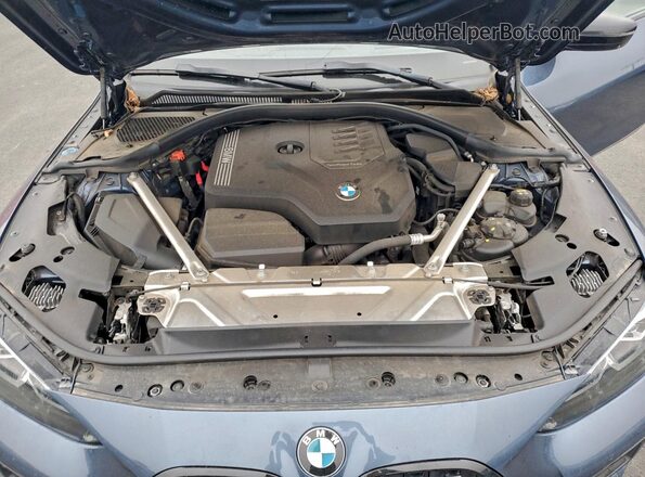WBA53AP02MCF33982 2021 BMW 4 SERIES Синий Вид задней части салона