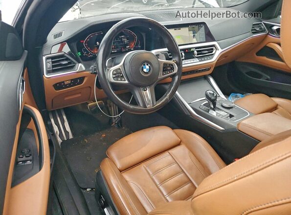 WBA53AP02MCF33982 2021 BMW 4 SERIES Синий Вид панели приборов