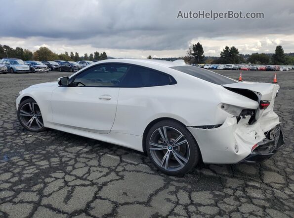 WBA53AP05MCF87504 2021 BMW 4 SERIES White Trasero izquierdo