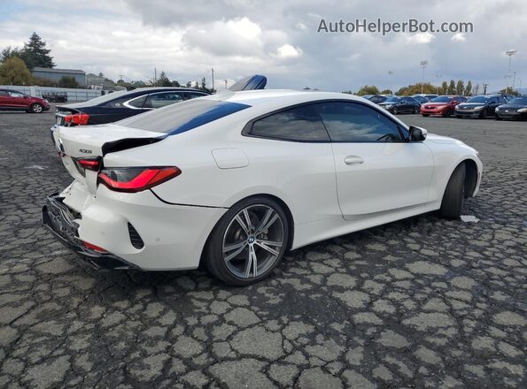 WBA53AP05MCF87504 2021 BMW 4 SERIES White Trasero derecho