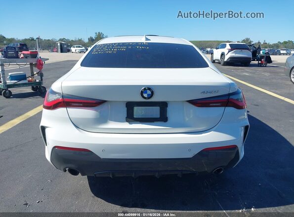 WBA53AP05MCG53436 2021 BMW 4 SERIES White 