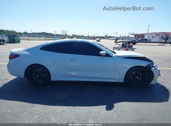 WBA53AP05MCG53436 2021 BMW 4 SERIES White Սալոնի հետևի տեսք