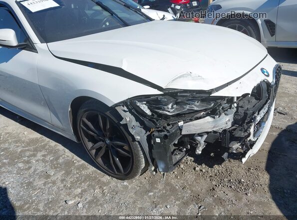 WBA53AP06MCG93461 2021 BMW 4 SERIES White Widok z przodu