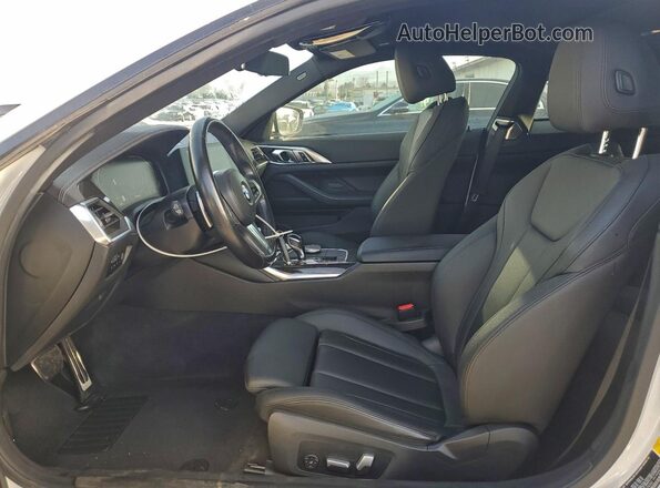 WBA53AP09MCF74741 2021 BMW 4 SERIES White წინა სალონის ხედი