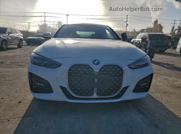 WBA53AP09MCF74741 2021 BMW 4 SERIES White წინა ხედი