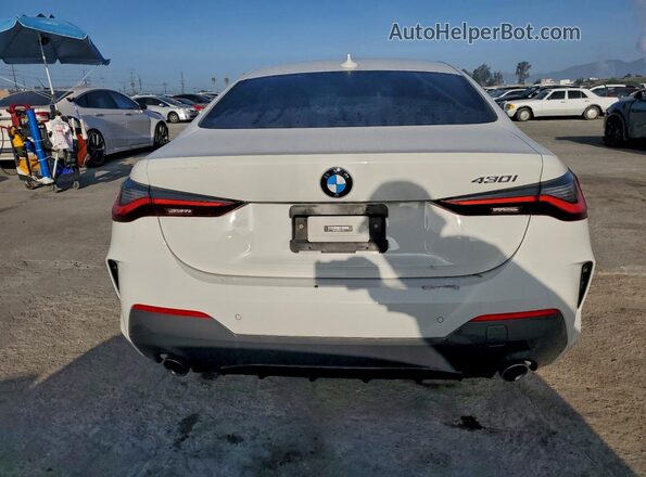 WBA53AP09MCF74741 2021 BMW 4 SERIES White უკანა ხედი