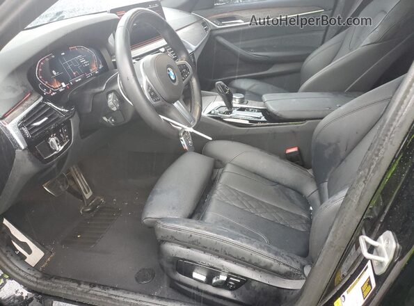 WBA53BH03PCM84331 2023 BMW 5 SERIES Black Front interior view