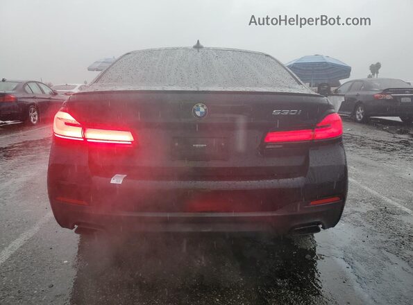 WBA53BH03PCM84331 2023 BMW 5 SERIES Black Rear view
